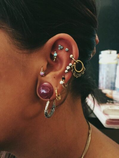 Helix Piercing by Underground Tattoos Watford
