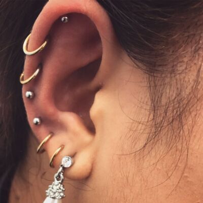 Bella Andrea Gold Piercings by Underground Tattoo and Piercing Studio in Watford