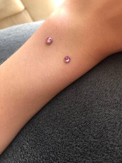 Dermal Piercing by Underground Tattoos Watford