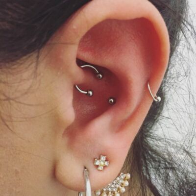 Daith Piercing by Underground Tattoo and Piercing Studio in Watford