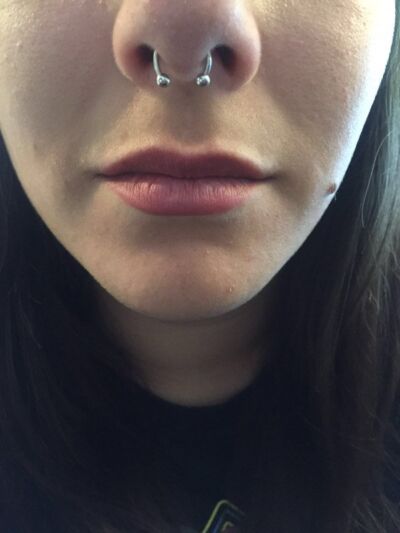 Septum Piercing by Underground Tattoo and Piercing Studio in Watford
