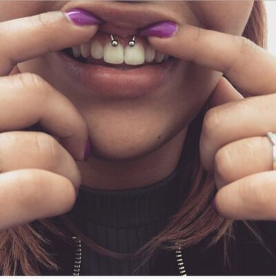 Gum Piercing by Underground Tattoo and Piercing Studio in Watford